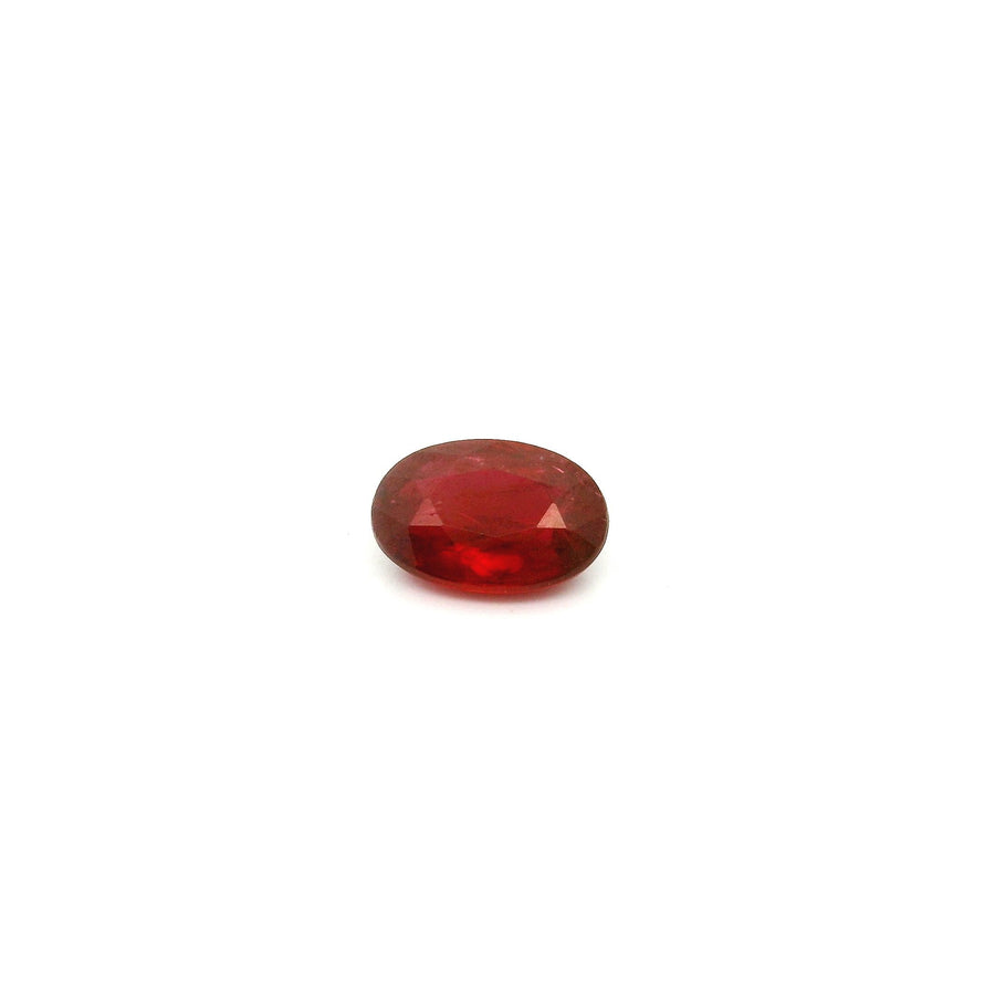 Oval Red Ruby 0.6ct loose gemstone