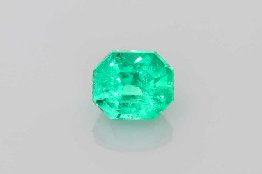 Octagonal Green Emerald 2.21ct loose gemstone