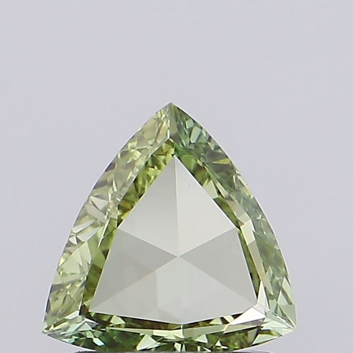 Rose Fancy Vivid Green Lab-grown Diamond 0.73ct VS1 loose diamond