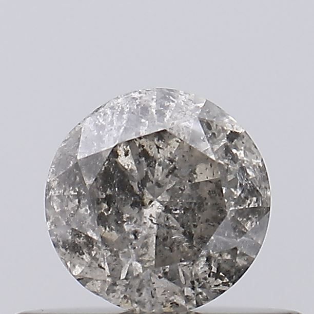 Round Salt And Pepper Natural Diamond 0.35ct I3 loose diamond