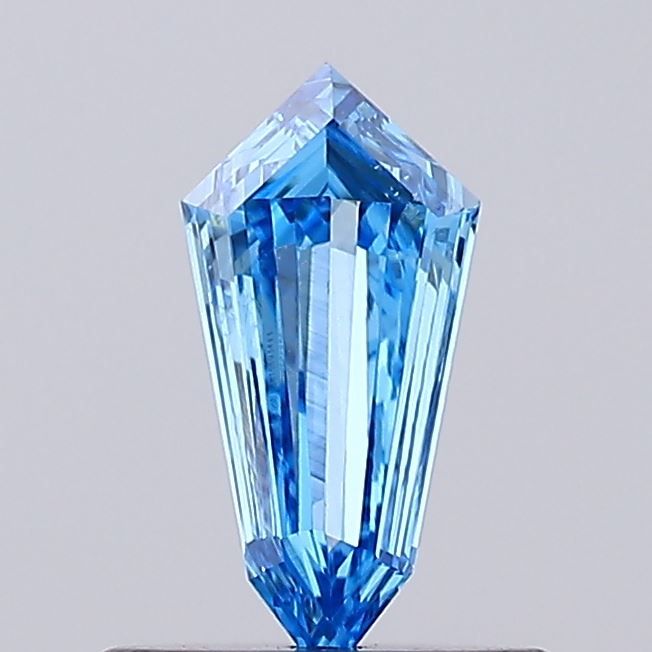 Shield Fancy Vivid Blue Lab-grown Diamond 0.38ct VS1 loose diamond