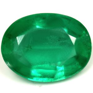 Oval Green Emerald 1.58ct loose gemstone
