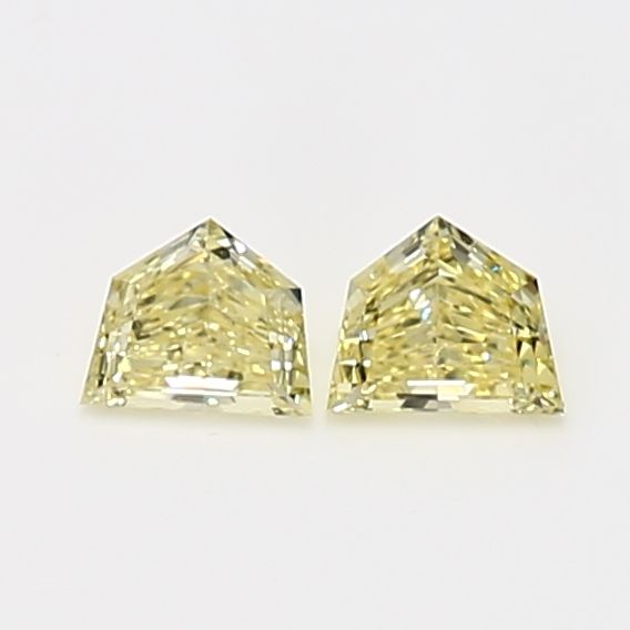 Shield Fancy Yellow Natural Diamond 0.17ct SI2 loose diamond