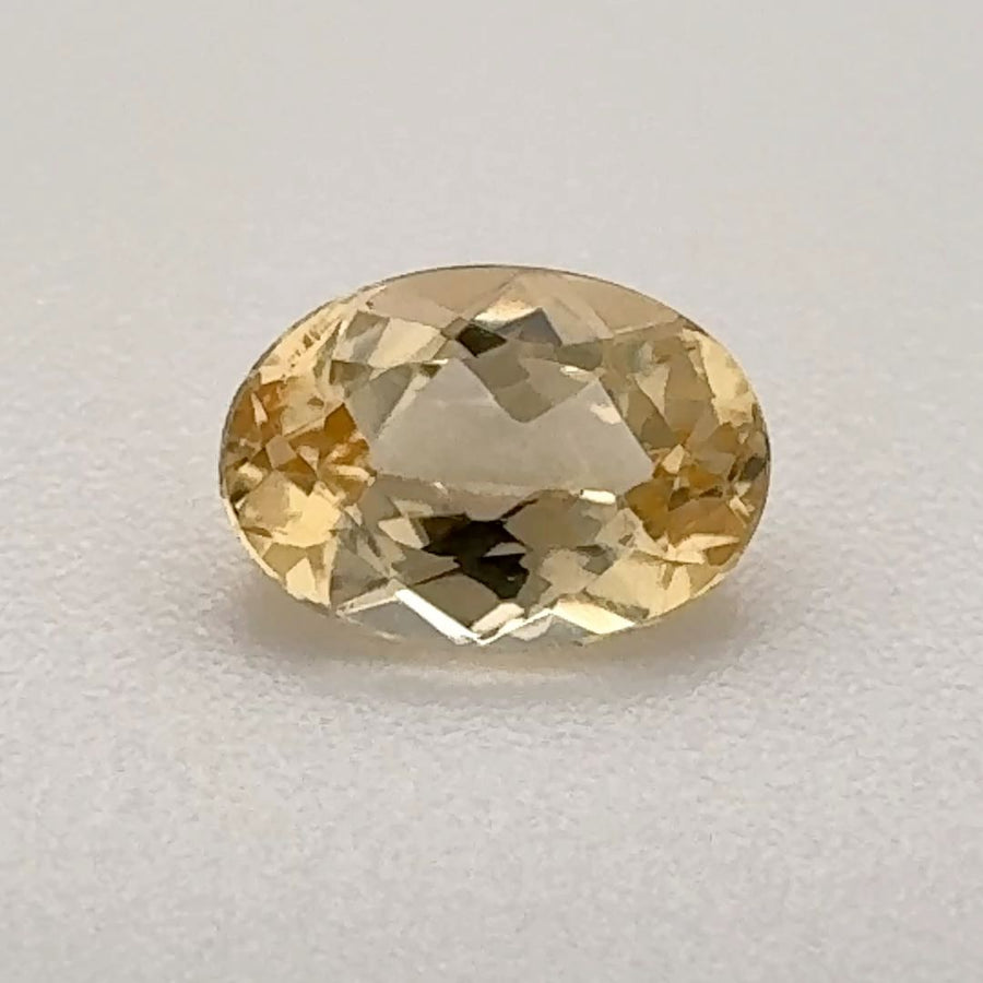 Oval Yellow Topaz 0.74ct loose gemstone