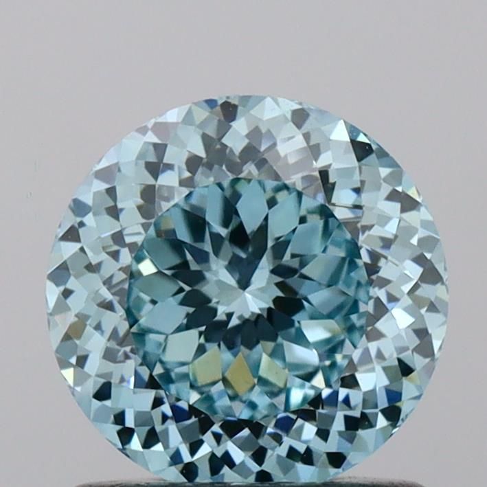 Round Fancy Intense Blue Lab-grown Diamond 1.05ct VVS2 loose diamond