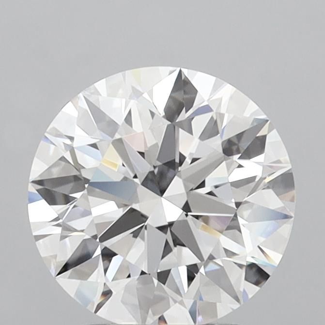 Round Lab-Grown Diamond 2.51ct D FL