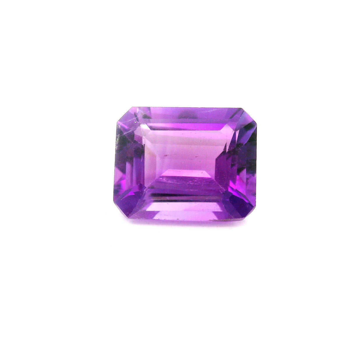 Octagonal Purple Amethyst 3.04ct loose gemstone