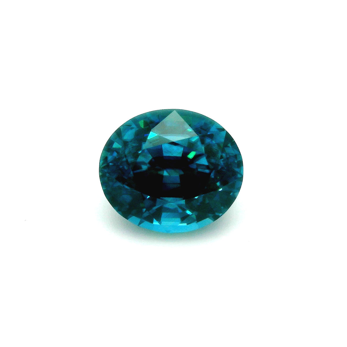 Oval Blue Zircon 20.79ct loose gemstone