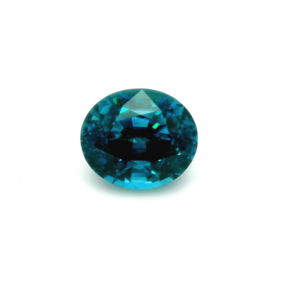 Oval Blue Zircon 20.79ct loose gemstone