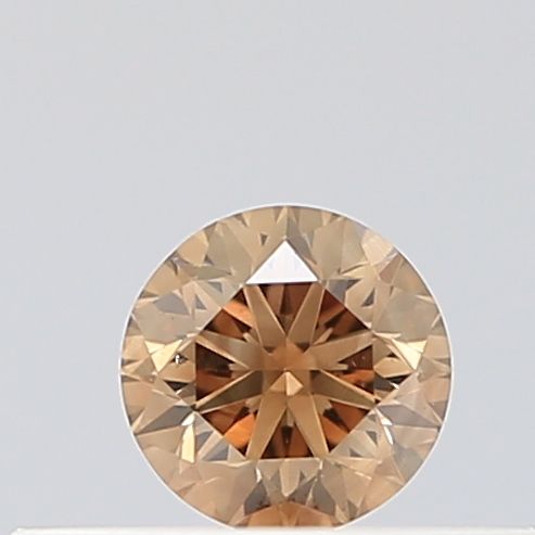 Round Fancy Brown Natural Diamond 0.18ct SI1 loose diamond