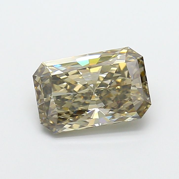 Radiant Fancy Brownish Gray Lab-grown Diamond 2ct VS1 loose diamond