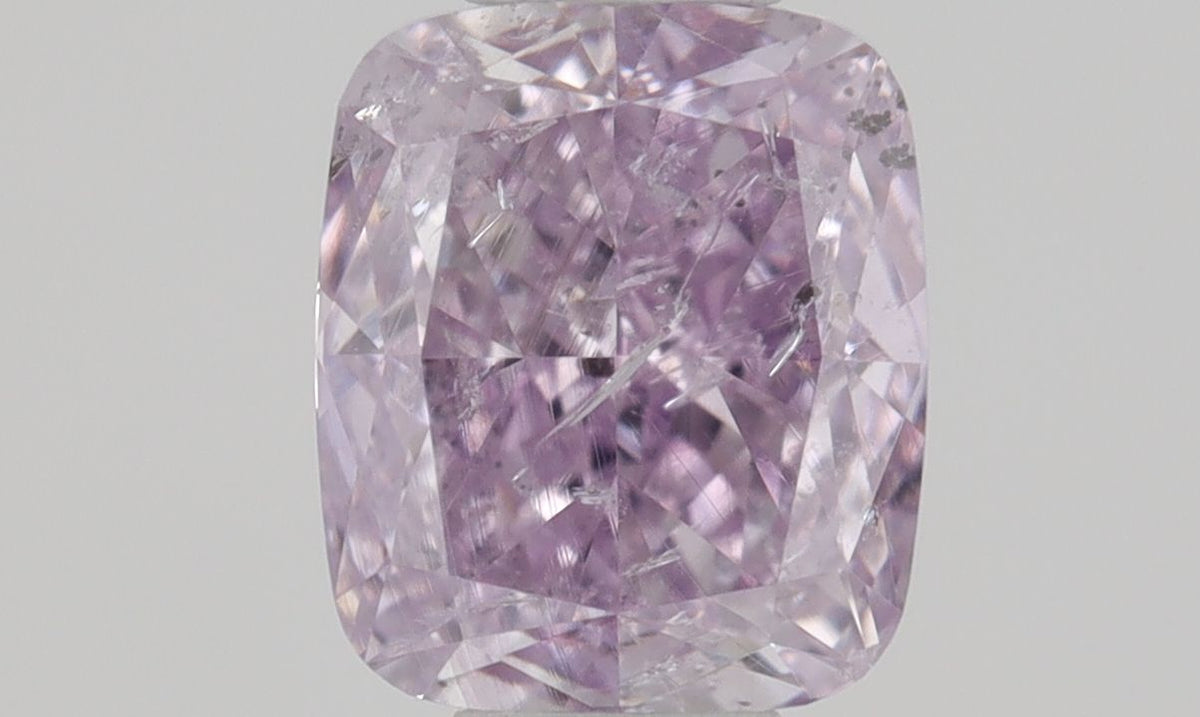 Oval Fancy Pinkish Purple Natural Diamond 0.3ct SI2 loose diamond