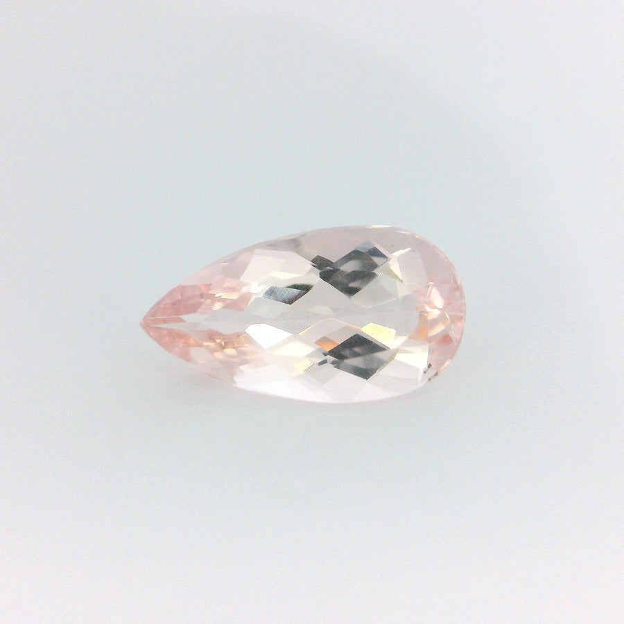 Pear Pink Morganite 2.42ct loose gemstone