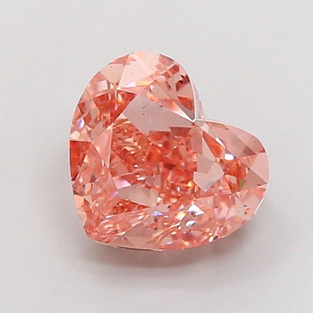 Heart Fancy Intense Brownish Orange Lab-grown Diamond 3.02ct VS2 loose diamond