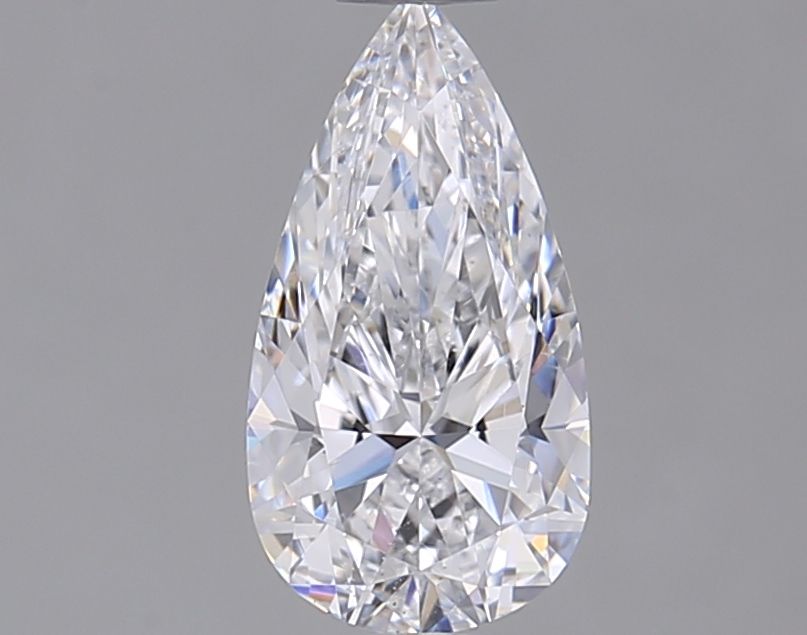 Pear Natural Diamond 0.70ct D VS2