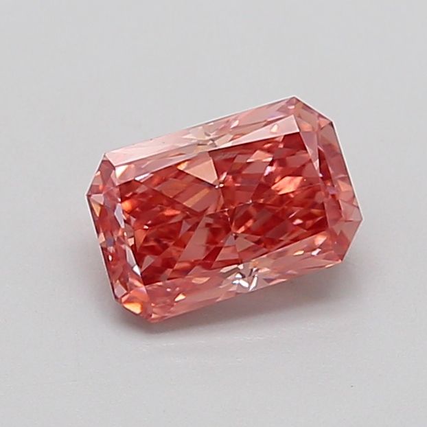 Radiant Fancy Pink Brown Lab-grown Diamond 1.04ct VS1 loose diamond