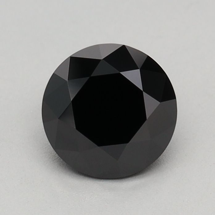 Round Fancy Black Lab-grown Diamond 0.56ct loose diamond
