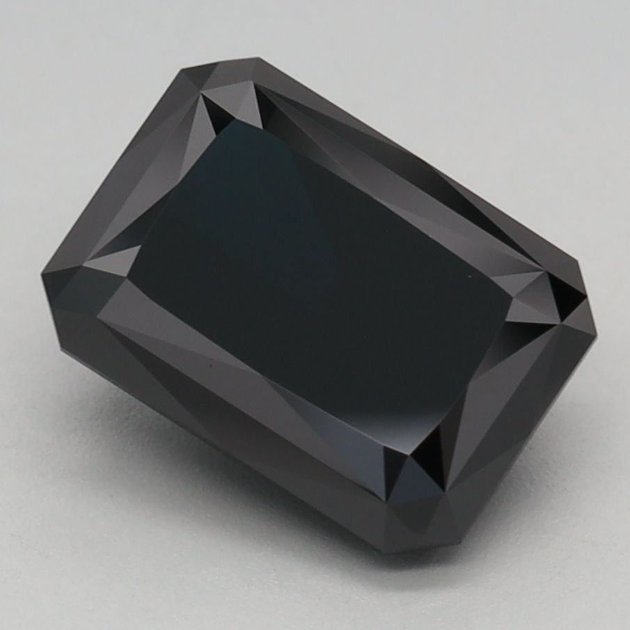 Radiant Fancy Black Lab-grown Diamond 2.18ct loose diamond