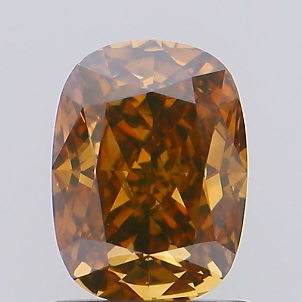 Cushion Fancy Orange Natural Diamond 1.03ct VS2 loose diamond