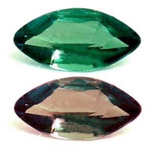 Marquise Green Alexandrite 0.16ct loose gemstone