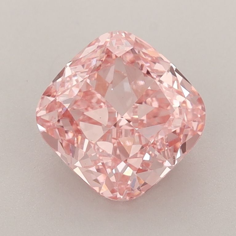 Cushion Fancy Vivid Pink Lab-grown Diamond 1.74ct VS1 loose diamond