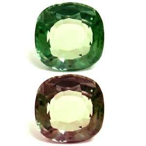 Cushion Green Alexandrite 0.59ct loose gemstone