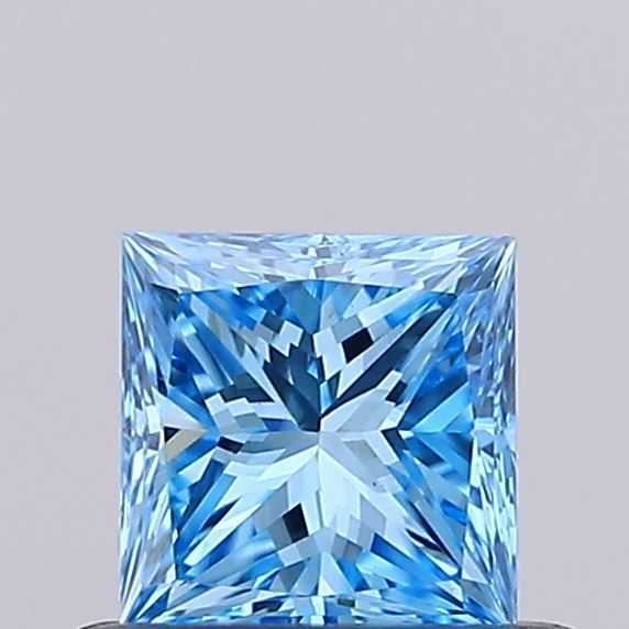 Princess Fancy Vivid Blue Lab-grown Diamond 0.94ct VVS2 loose diamond