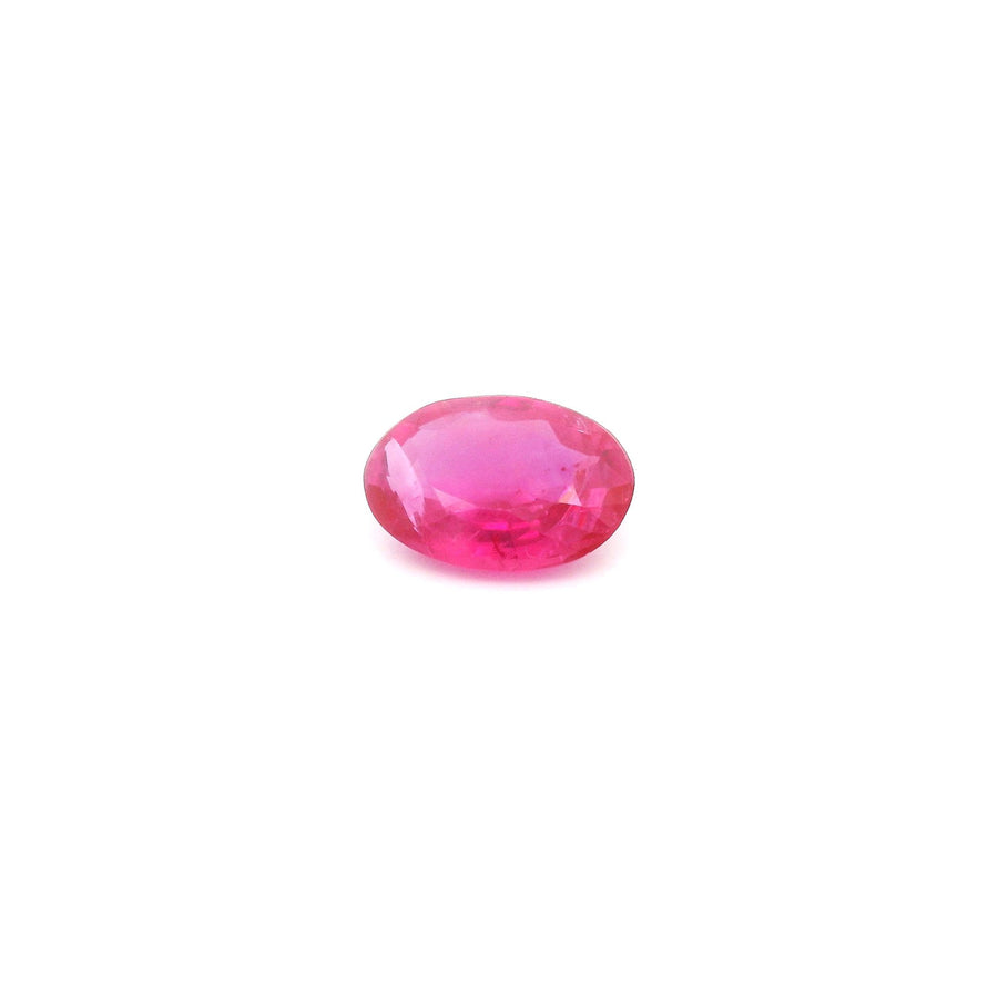 Oval Red Ruby 0.78ct loose gemstone