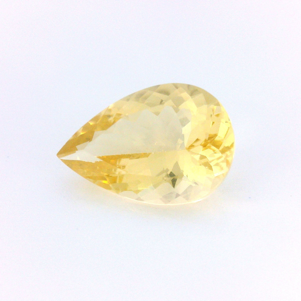 Pear Yellow Heliodor 5.27ct loose gemstone
