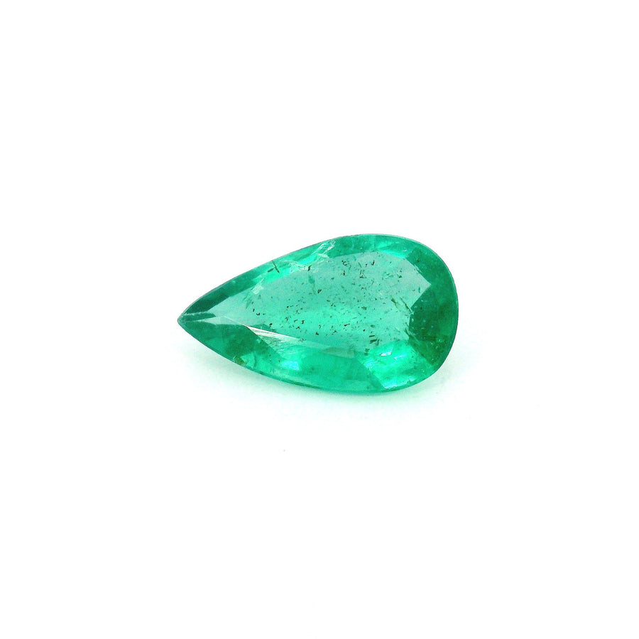 Pear Green Emerald 1.38ct loose gemstone