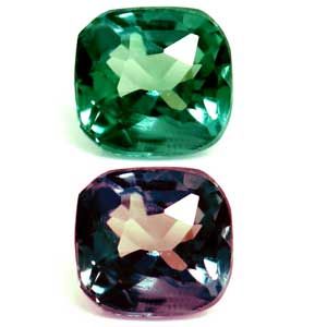 Cushion Green Alexandrite 0.16ct loose gemstone