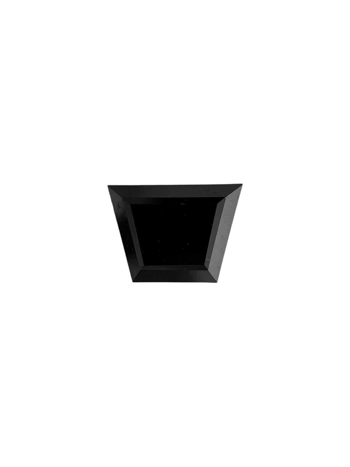 Trapezoid Fancy Black Natural Diamond 1.95ct VVS2 loose diamond