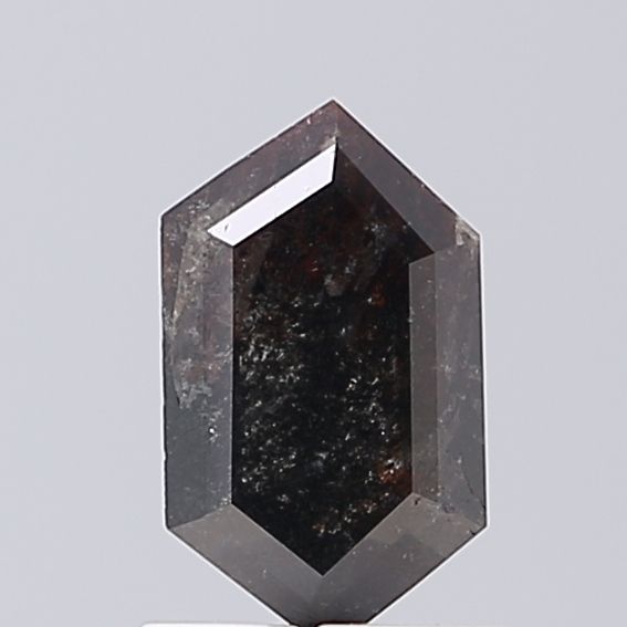 Hexagonal Salt And Pepper Natural Diamond 1.01ct VVS2 loose diamond
