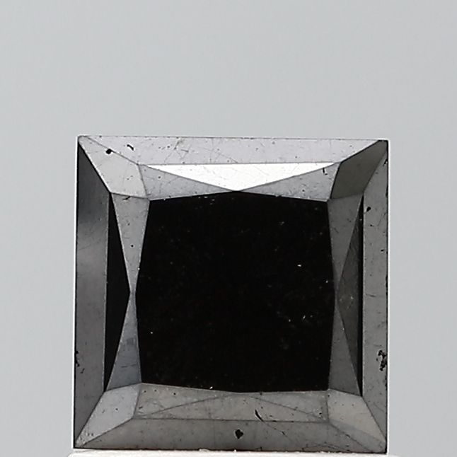 Princess Black Natural Diamond 1.22ct VS2 loose diamond