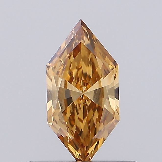 Hexagonal Fancy Brown Lab-grown Diamond 0.46ct VS1 loose diamond