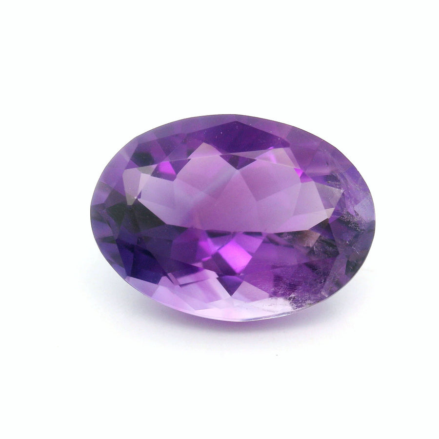 Oval Purple Amethyst 6.7ct loose gemstone