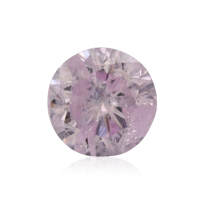 Round Light Purplish Pink Natural Diamond 0.25ct SI2 loose diamond
