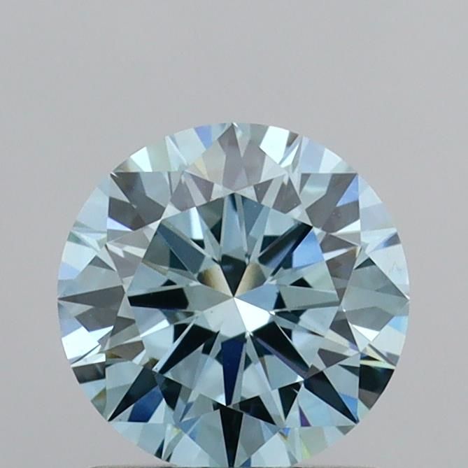 Round Fancy Vivid Blue Lab-grown Diamond 1.05ct VS1 loose diamond