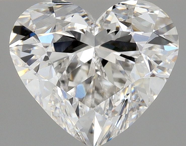 Heart Natural Diamond 0.90ct F VVS2
