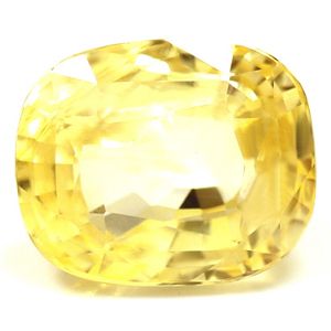 Cushion Yellow Sapphire 5.02ct loose gemstone