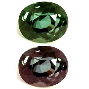Oval Green Alexandrite 0.61ct loose gemstone