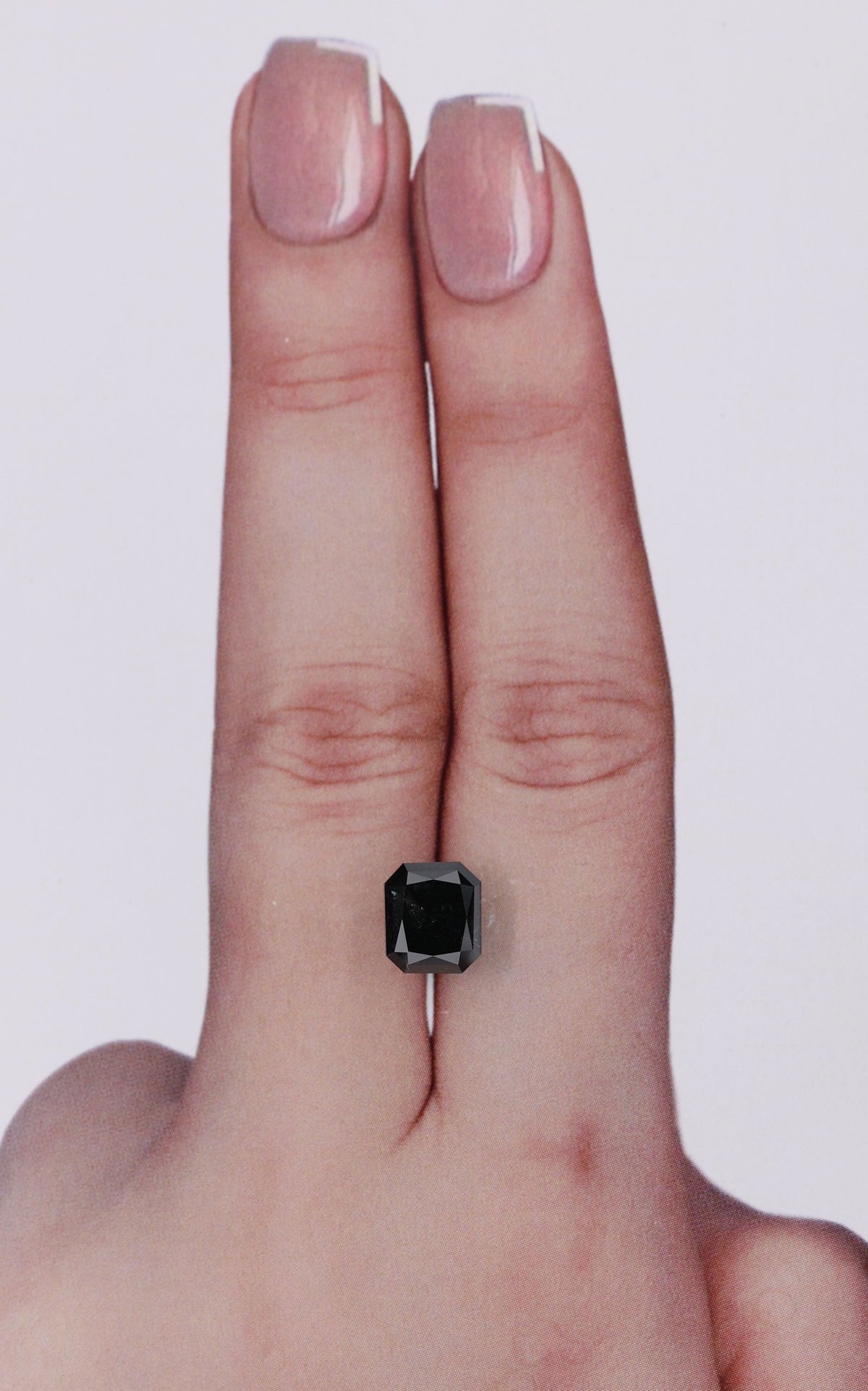 Radiant Black Natural Diamond 2.39ct loose diamond