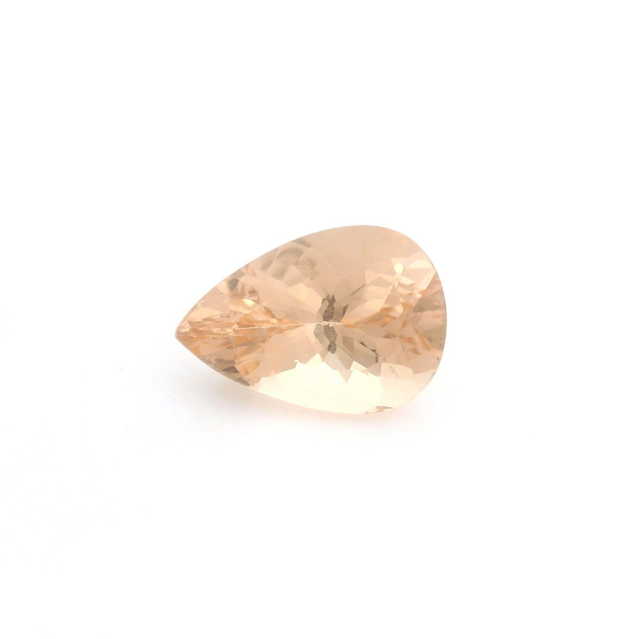 Pear Pink Morganite 2.92ct loose gemstone