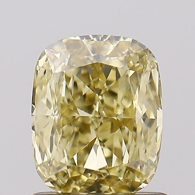 Cushion Fancy Yellow Lab-grown Diamond 1ct VVS2 loose diamond
