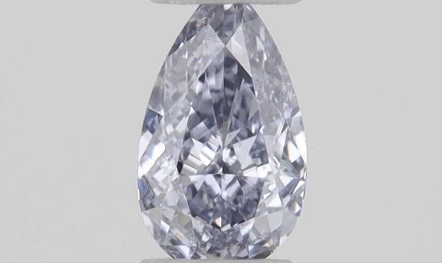 Pear Fancy Gray Blue Natural Diamond 0.1ct loose diamond