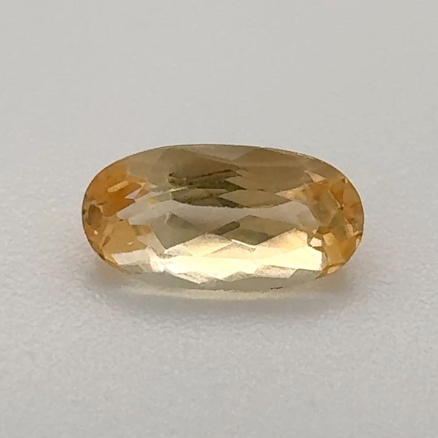 Oval Yellow Topaz 1.07ct loose gemstone