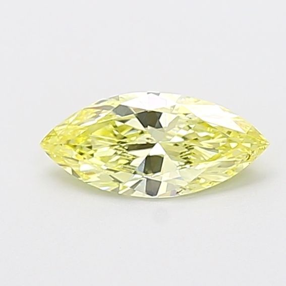 Marquise Fancy Intense Yellow Lab-grown Diamond 0.63ct VS1 loose diamond