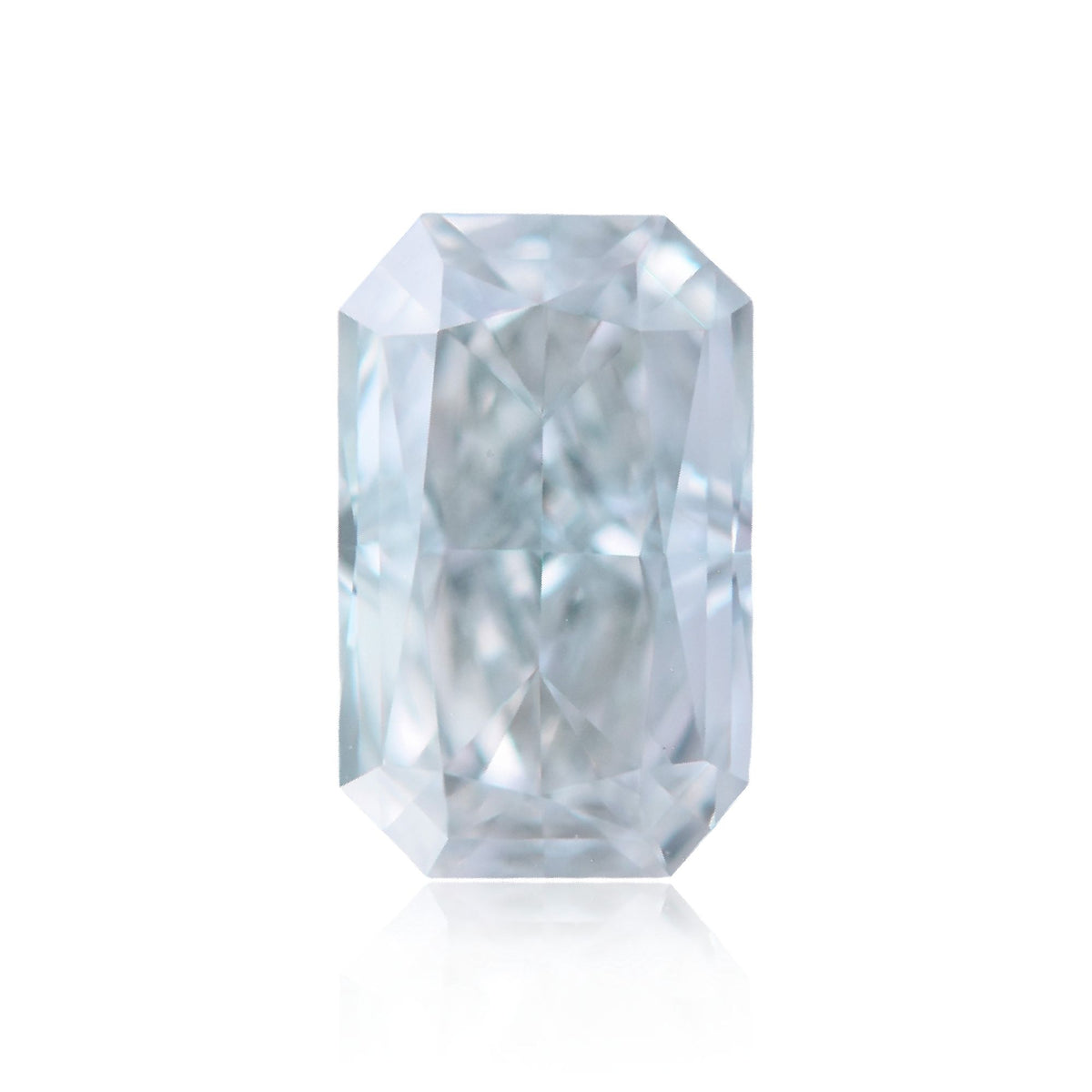 Radiant Fancy Light Green Natural Diamond 0.58ct VS2 loose diamond