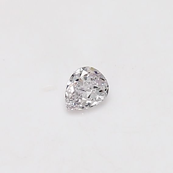 Pear Very Light Pink Natural Diamond 0.09ct loose diamond
