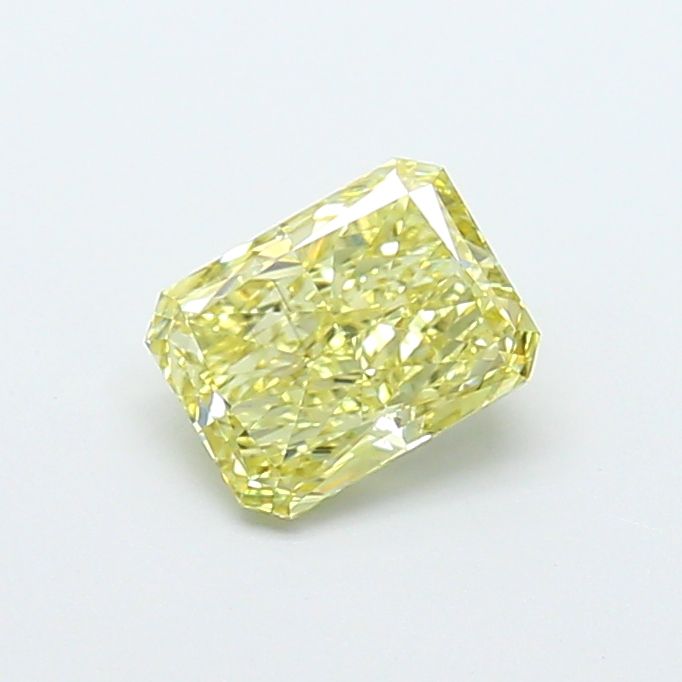 Radiant Fancy Intense Yellow Lab-grown Diamond 1.08ct VS2 loose diamond